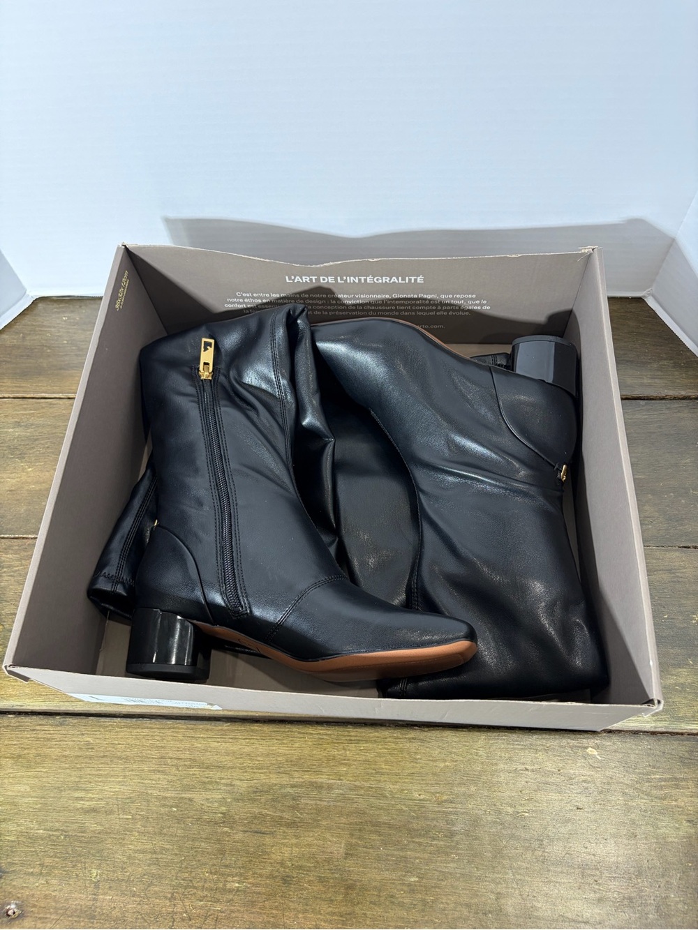NEWFranco Sarto Women's Novara Over the Knee Square Toe Boots Size 5.5 - Picture 10 of 12